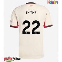 Camiseta Liverpool Hugo Ekitike #22 Visitante Equipación 2025-26 manga corta